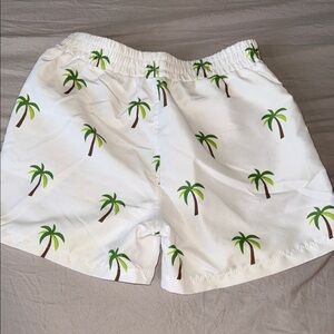 NWOT Palm Tree Swim Trunks